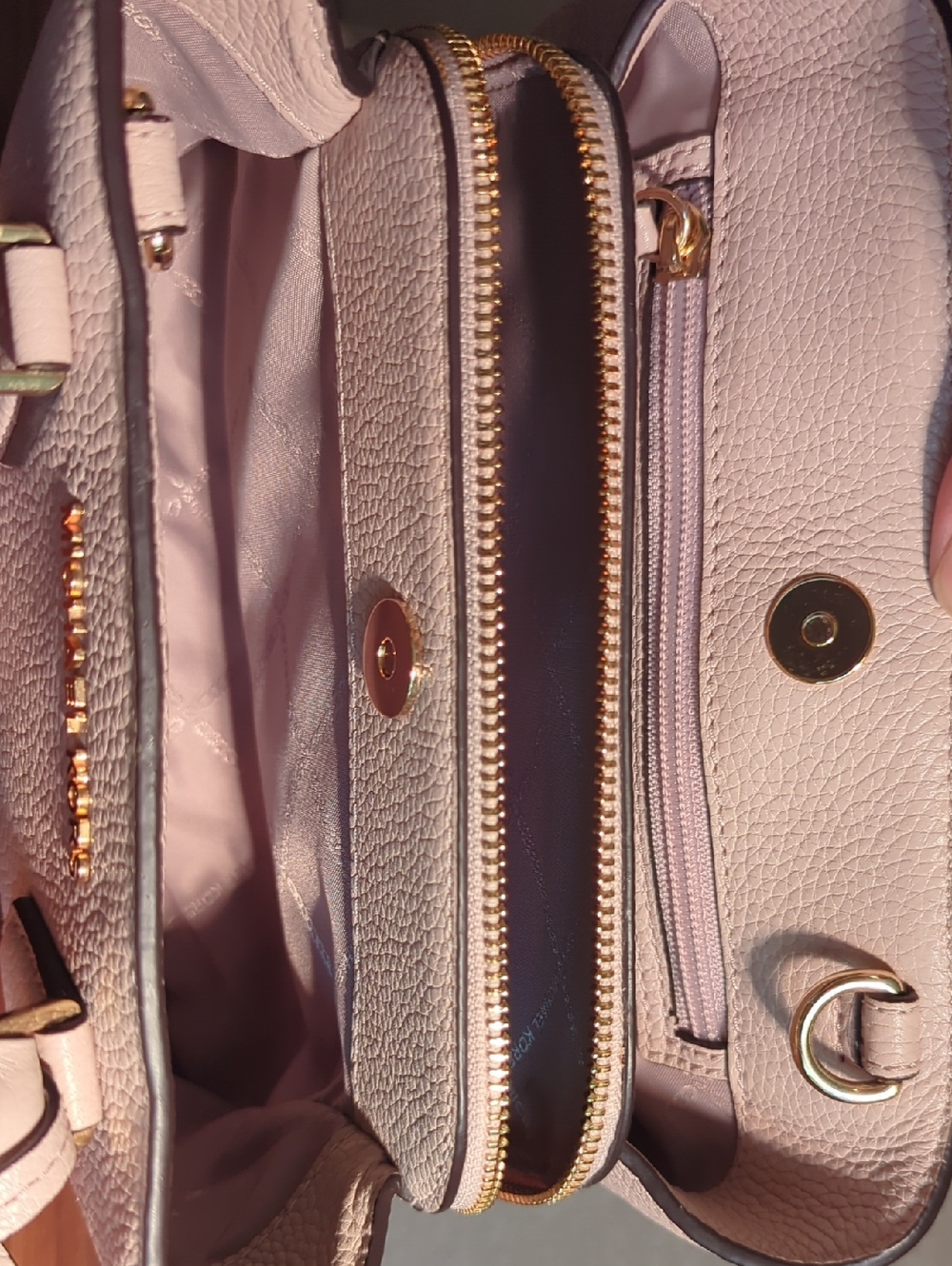 Michael Michael Kors Camille Small Leather Satchel - Soft Pink - Picture 10 of 14